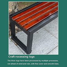 ZOCWJK Garden Benches, Park Bench Patio Garden Bench Backyard Benches, Outdoor Bench Solid Wood Bench, Park Bench Garden seat, Outdoor Shopping mall Lounge Chairs Terrace Benche(1m