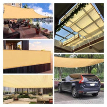 Shade Netting,Shade Cloth,Sunblock Shade Net 2×2m 2×3m 2×6m 3×3m 3×4m 4×5m 5×5m,Shade Mesh Tarp,Privacy Netting,Breathable/Anti-uv Awning,With Grommets,Beige,Customisable,Beige-12×20m(39.4*65.6ft)