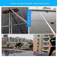 Niczu Window Glass Cleaning Pole Kit, Water/Hose Pole Cleaning Brush Equipment, Extendable Outdoor Cleaner Tools Photovoltaic and Solar Panels,9M/30FT