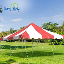 Party Tents Direct 20'x20' Weekender Standard Canopy Tent - Easy Up Outdoor Canopy for Events Red