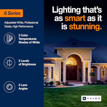 Haven Lighting Smart Phone Controlled Up LED Lights, Landscape Lighting Kit - Exterior House Lighting, Aluminum 10-Pack