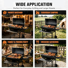Barrel Charcoal Grill for Outdoor BBQ B