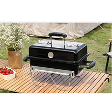 Barbecue, Domestic Charcoal Barbecue, Vehicle-mounted Outdoor Camping, Folding Portable Barbecue Rack, Barbecue Skewers (Color : Black)
