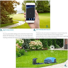 LPLYAA Automatic Intelligent Robotic Lawn Mower, APP Control Garden Lawn Mower with Path Planning/Safety Protection Device/an-Ti-Theft System, for Gardening, 20240709