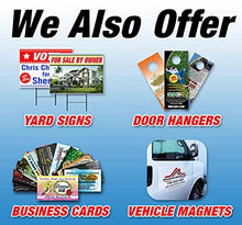 Early Voting Here (18" X 24") Yard Sign, Quantity Discounts, Multi-Packs, Includes Metal Step Stake, Bandit Sign