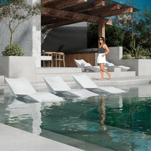 2 Packs in Pool Lounge Chairs for Tanning Ledge, Sun Shelf, Beach, White