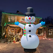 OZIS 13Ft Tall Inflatable Snowman Decoration White