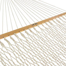 Original Pawleys Island 15OC Presidential Original Cotton Rope Hammock with Free Extension Chains & Tree Hooks, Handcrafted in The USA, Accommodates 2 People, 450 LB Weight Capacity, 13 ft. x 65 in.
