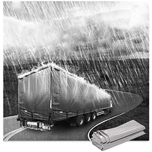 Tarpaulin Waterproof Fire/Moisture Proof Trailer Cover Metal Eyelet Outdoor Garden Furniture Cover, 42 Sizes (Color : White, Size : 6x12m)