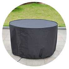 ALGFree Protective Cover for Round Table Set Garden Furniture Covers Waterproof Tarpaulin Chairs Cover Breathable, Customizable (Color : Gray, Size : 140x90cm)