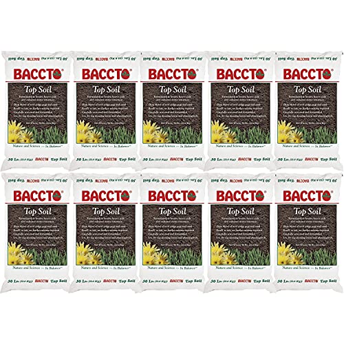 Michigan Peat Baccto Topsoil with Reed Sedge, Peat & Sand, 50 lb, 10-Pack