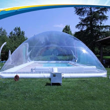 Xscxliny Inflatable Pool Cover/Air Transparent Bubble House/Inflatable Pool Cover Dome PVC Rectangle Inflatable Cover/Popular Inflatable Pool Dome Tent,9 * 5 * 3m