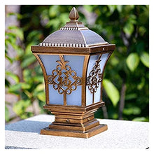 ALDEPO Courtyard Light Outdoor Pillar Lamp Garden Courtyard Fence Column Step Corridor Street Garden Fence Parking Lot Coffee Lighting (Color : Animal Horse)