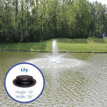 HALF OFF PONDS VXF Aerating Pond & Lake Fountain - 1 HP Pump | 3 Display Patterns | Color Changing Lights