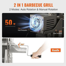 WACTO 50W 132LBS Roaster Spit Rotisserie BBQ Grill for Pig Lamb Chicken
