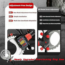 Electric Concrete Saw with Saw Blades, 8900W Toroidal Electric Concrete Cutting Saws, Wet Water Supply, Cutting Depth, Ring Saws Cutter for Slotting Brick