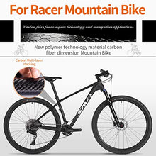 SAVADECK Carbon Fiber Mountain Bike Black