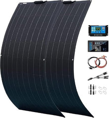 KZZAAO 800 Watt Solar Panel Kit, with Inverter & Charge Controller(40A) 2Pcs 400 Watt Flexible Monocrystalline Solar Panel Kit