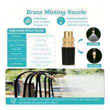 Fvmsse Air Conditioner Misting Cooling System Kit with Adjustable Nozzles