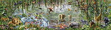 Intome Educa 33,600 Piece Wildlife Puzzle with Wheeled Wooden Carry Case