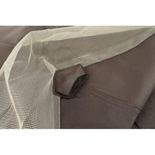 10X10 Ft Outdoor Patio Gazebo Canopy Replacement - Brown. with Sun Resistance. Has Drain Holes & Screen Brown Roof Cover. Protected and Double Tiered Drainage