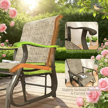 Seeheool Glider Swing Chair,Outdoor Glider Chair