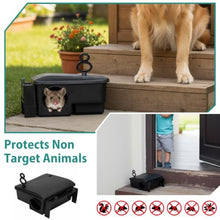 50 Packs Bait Station Trap with Key Heavy-Duty Outdoor Bait Box for Pets &