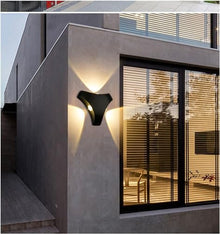 Aimeryup Wall Light Outdoor Wall Sconce Led Wall Lamp Garden Front Door Colorful Lighting Decoration Corridor Aluminum,Living Room Exterior Wall Lantern(Color:Blackcolorful)