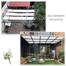 XBTGS White Greenhouse Shading Net 9x11m - Sunblock Shade Cloth for Plants Breathable Shade Mesh Tarp with Grommets Rectangular Awning & Balcony Privacy Netting,Whit,White-3x7m(9.8 * 23ft)