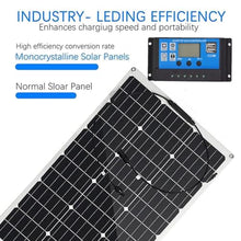 MDYHY Portable Solar Panel Charger Solar Panel 2×150 Watt 18V Monocrystalline Semi-Flexible Bendable, for Laptop Cellphone, Solar Generator, Power Bank, Car Camping
