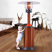 AIZYR Outdoor Patio Heater - Stainless Steel Patio Heater with Stepless Fine-Tuning/High Efficiency Heating for Garden, Balcony,Natural Gas