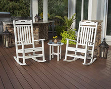 Trex Outdoor Furniture by Polywood 3-Piece Yacht Club Rocker Set, Sand Castle