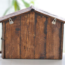 Manual Outdoor Mailbox Gardening Long Wood Villa Mailboxes Wall Outdoor Bar Decoration Mailbox Inbox