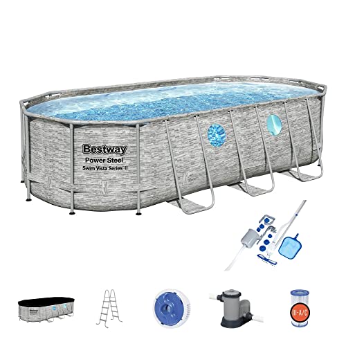 Bestway Power Pool Set with Cleaning Vacuum & Maintenance Kit