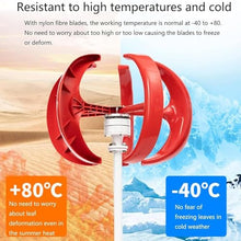 ZSFHJZC 3000W/4000W/5000W Wind Turbine Generator, 12V 24V 48V 5 Blades Vertical Wind Turbine Kit, 3 Phase AC Permanent Magnet Generator with Controller, Small Wind Turbine Generator,4000W-12V