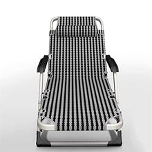 HYUIO Lounge Chair Oversized Recliner Chair Adjustable Camping Lawn Chair Padded Seat Patio Lounge Folding Reclining for Outdoor Yard Beach Garden Pool Lawn Deck 8977(Style3)