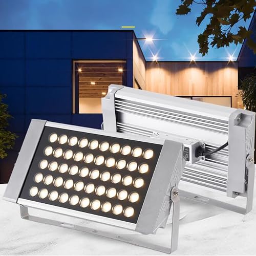 SDdPulse LED Landscape Lights - Outdoor Ground Lights,Angle Adjustable Floor Lamp, IP67 Waterproof Tempered Glass Garden Courtyard Spotlight, Decorative Ground LED Lands,Blue-120W