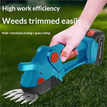 Hedge Trimmer 2pcs Cordless Hedge Trimmers and Lawn Mowers Shrubs and Including Charger Garden(Yellow,No Battery)