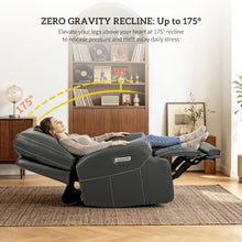 EONIX Dual Motor Zero Gravity Power Recliner Chair for 400lbs Big Man, Grey