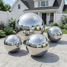 4PCS Silver Inflatable Mirror Ball Set,Reusable PVC Mirror Balls Large Event Decoration Hanging&Standing Balloon with Electric Pump for Event,Wedding,Party Decor(Silver, 4Pcs+Pump)
