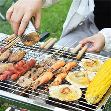 Barbecue Equipment, Outdoor Camping Barbecue Stove Detachable and Foldable Charcoal Grill Rack (D 48 * 33 * 57cm)