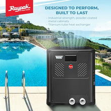 Raypak Crosswind V Pool Heat Pump - Spa and Pool Heater with Free Wi-Fi for Fleet Monitoring, Hybrid Heating for Above Ground and In-Ground Pools