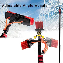 3.6-12m,Window Poles, Water Supply Retractable Brushes for Cleaning Greenhouse Roofs, Cleaning Photovoltaic and Solar Panels, Cleaning Brush Heads,35cmbrushhead-9M/30FT