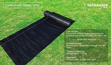 Sandbaggy Landscape Fabric | 40 Year Weed Mat & Ground Cover | 3 ft x 500 ft - 10 Rolls Blue
