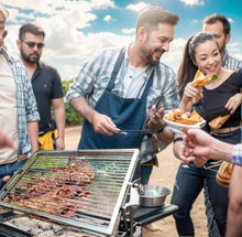 Foldable Barbecue Grill,Charcoal Grills,Stainless Steel Flipping Outdoor BBQ Grill,Barbecue Charcoal Grill, for Travel