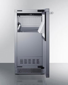Summit 68 lbs. Clear Ice Maker, Outdoor, Stainless Steel - BIM63OSADA