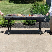 TableTop King Backyard Pro CHAR60 60" Heavy-Duty Steel Charcoal Grill with Cover