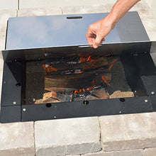 Firebuggz Fire Pit Cover, Stainless Steel, 32" Square