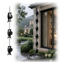 RNLFSP Custom Weather Resistant Rain Chain for Gutters, Fish Design
