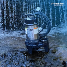 Tsurumi Pump 8-PN | Submersible Pond Pump/Waterfall Pump | 1 HP, 115V, 2 in Discharge | Ideal Water Feature Pump for Ponds, Fountains, Waterfalls | 93 GPM / 5580 GPH